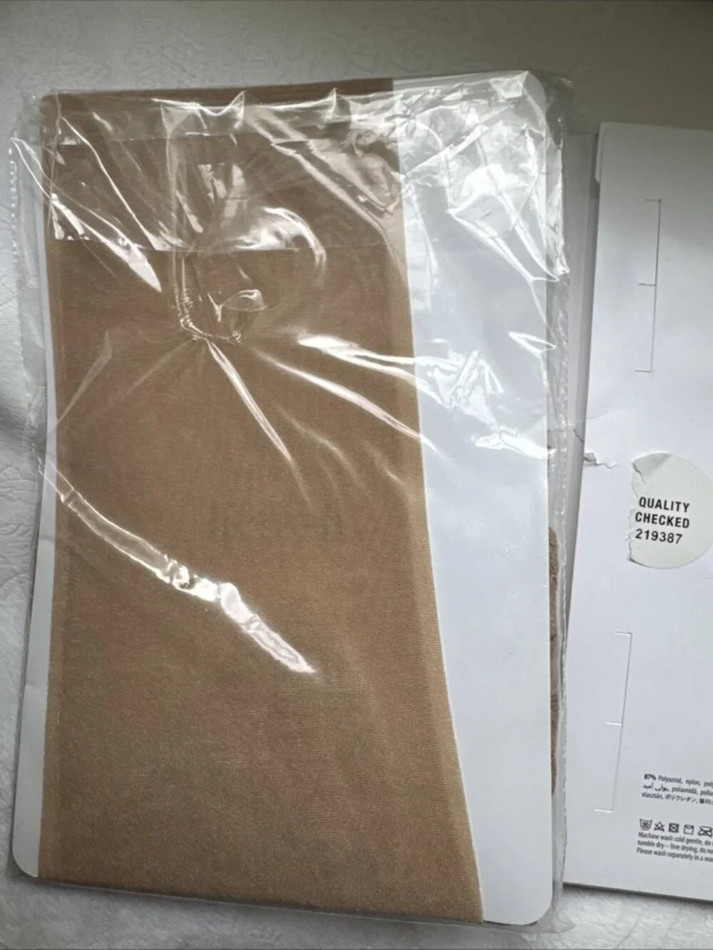 Wolford Satin Touch 20 Stay Up Thigh High Cosmetic Tights 21223 4273 Size M $65